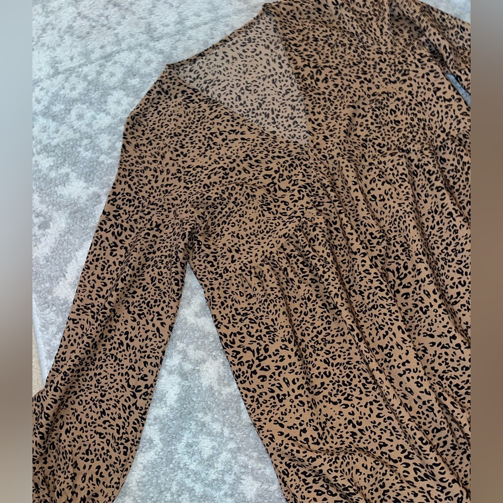 Flowy Cheeta Print Dress